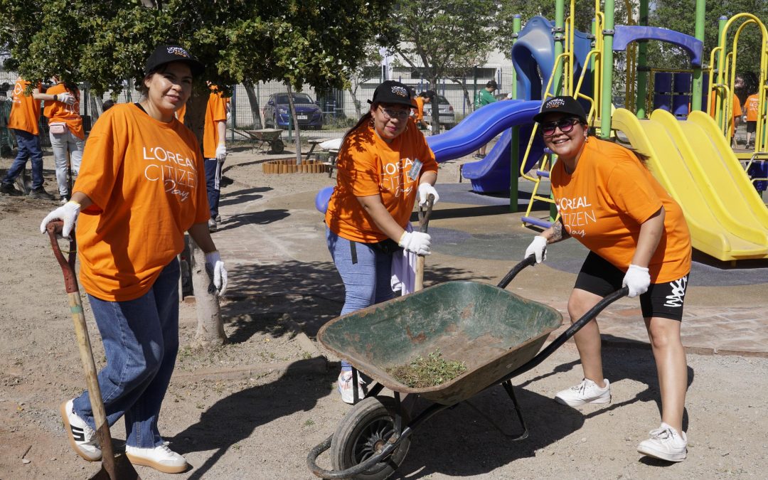 L’Oréal Chile y Mi Parque realizan jornada de voluntariado en colegio SIP